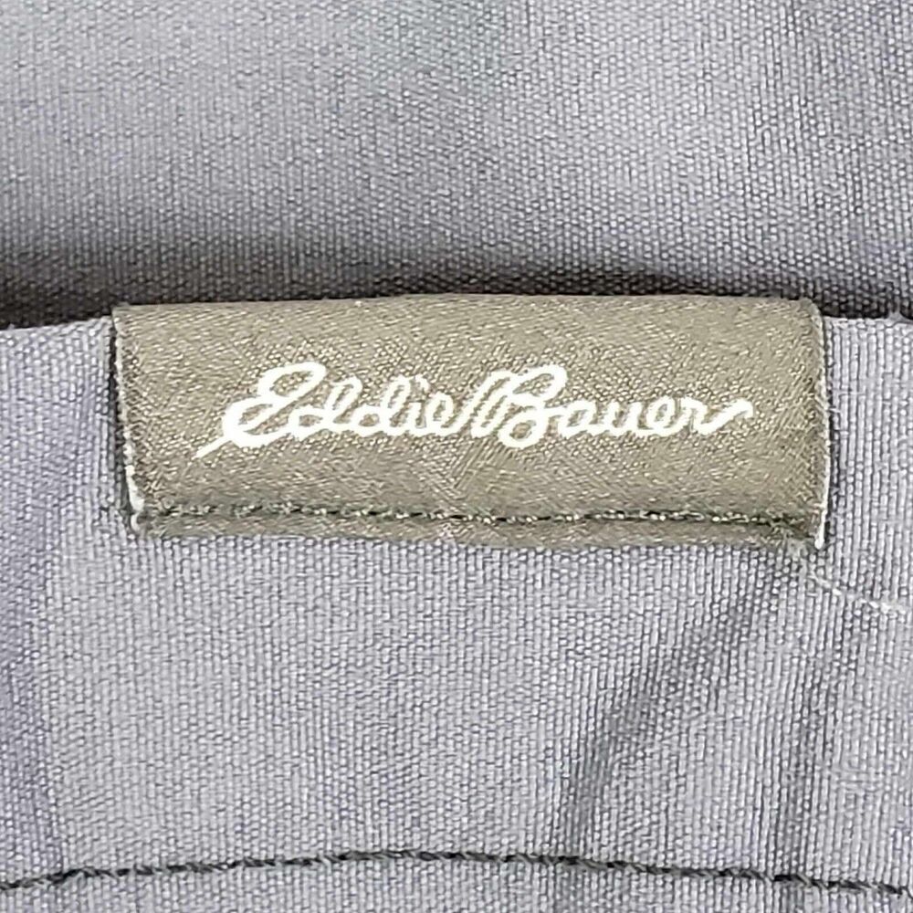 Eddie Bauer Pants Mens Nylon Cargo Straight Hiking Size 40x30 Gray Flat Front - Picture 6 of 9